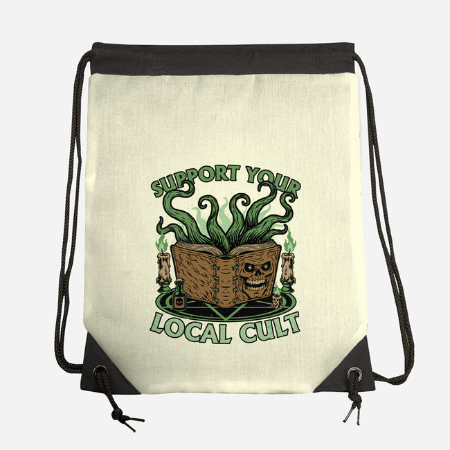 Necronomicon Cultist Book-None-Drawstring-Bag-Studio Mootant