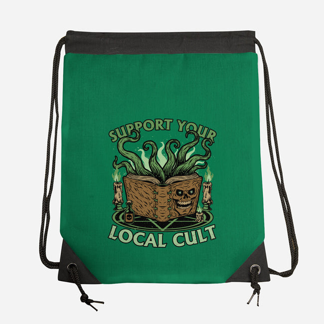 Necronomicon Cultist Book-None-Drawstring-Bag-Studio Mootant
