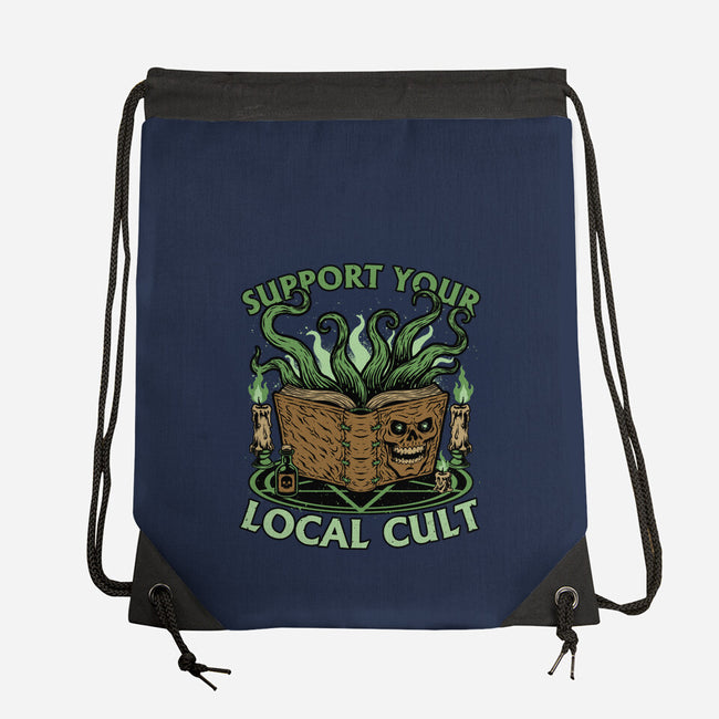 Necronomicon Cultist Book-None-Drawstring-Bag-Studio Mootant