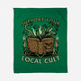 Necronomicon Cultist Book-None-Fleece-Blanket-Studio Mootant