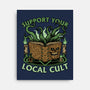 Necronomicon Cultist Book-None-Stretched-Canvas-Studio Mootant