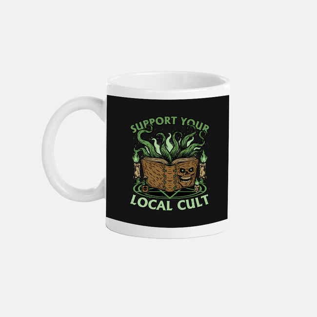 Necronomicon Cultist Book-None-Mug-Drinkware-Studio Mootant