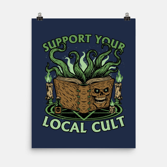 Necronomicon Cultist Book-None-Matte-Poster-Studio Mootant