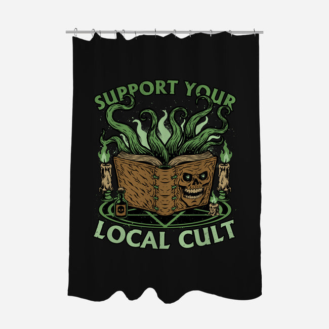 Necronomicon Cultist Book-None-Polyester-Shower Curtain-Studio Mootant