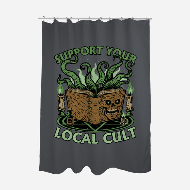 Necronomicon Cultist Book-None-Polyester-Shower Curtain-Studio Mootant