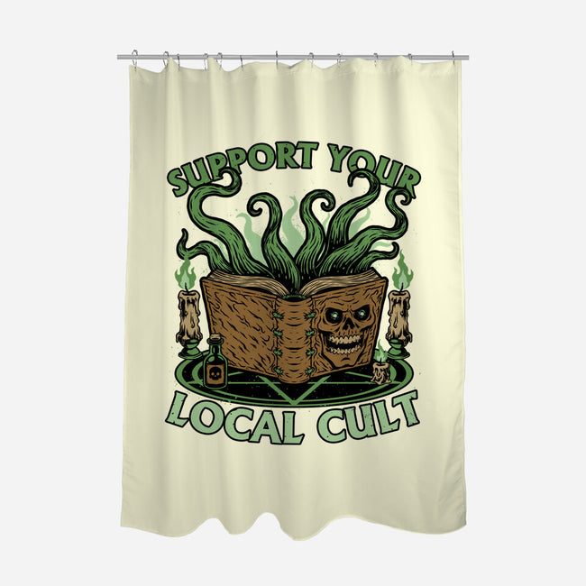 Necronomicon Cultist Book-None-Polyester-Shower Curtain-Studio Mootant