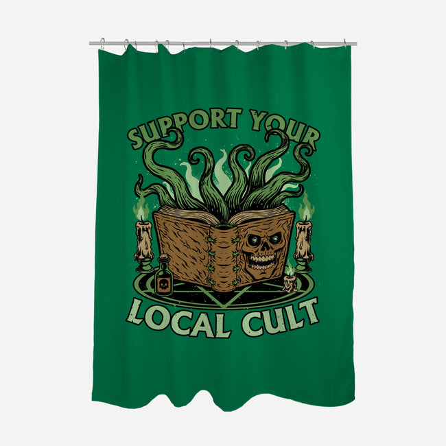 Necronomicon Cultist Book-None-Polyester-Shower Curtain-Studio Mootant