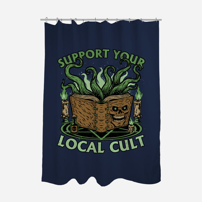 Necronomicon Cultist Book-None-Polyester-Shower Curtain-Studio Mootant