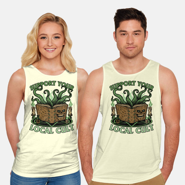 Necronomicon Cultist Book-Unisex-Basic-Tank-Studio Mootant