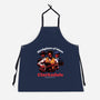 Horror Vampires Blues-Unisex-Kitchen-Apron-Studio Mootant