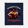 Horror Vampires Blues-None-Fleece-Blanket-Studio Mootant