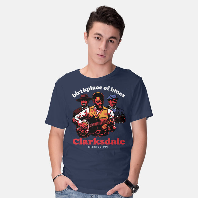 Horror Vampires Blues-Mens-Basic-Tee-Studio Mootant