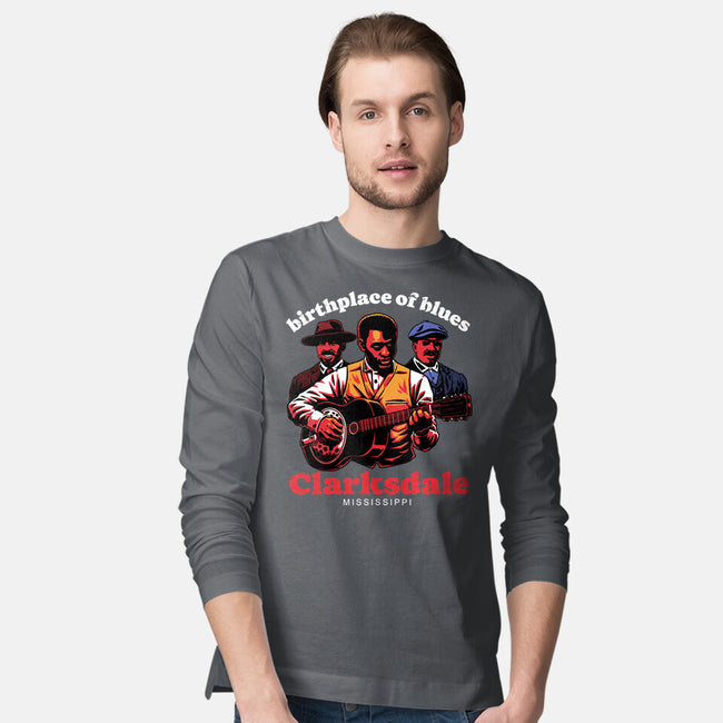 Horror Vampires Blues-Mens-Long Sleeved-Tee-Studio Mootant