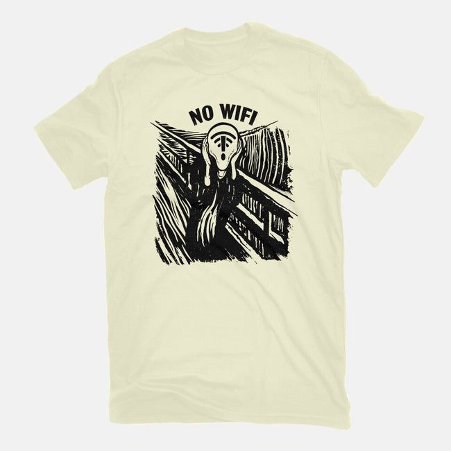 No WIFI Scream-Mens-Basic-Tee-rocketman_art
