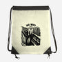 No WIFI Scream-None-Drawstring-Bag-rocketman_art