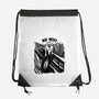 No WIFI Scream-None-Drawstring-Bag-rocketman_art