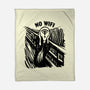 No WIFI Scream-None-Fleece-Blanket-rocketman_art