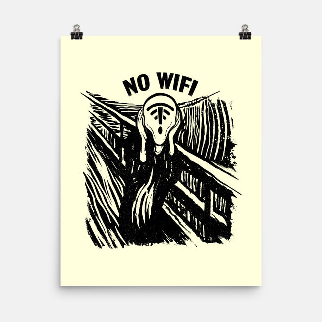 No WIFI Scream-None-Matte-Poster-rocketman_art