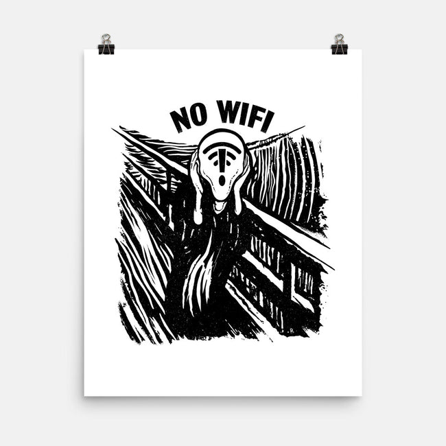 No WIFI Scream-None-Matte-Poster-rocketman_art