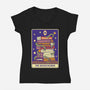The Bookworm RPG-Womens-V-Neck-Tee-tobefonseca