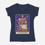 The Bookworm RPG-Womens-V-Neck-Tee-tobefonseca