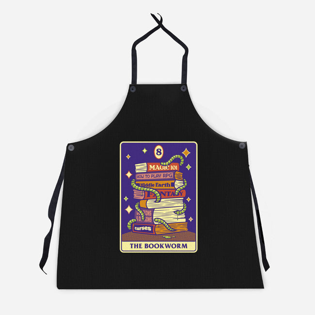 The Bookworm RPG-Unisex-Kitchen-Apron-tobefonseca