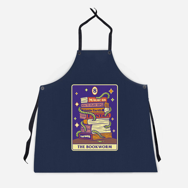 The Bookworm RPG-Unisex-Kitchen-Apron-tobefonseca