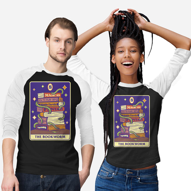 The Bookworm RPG-Unisex-Baseball-Tee-tobefonseca