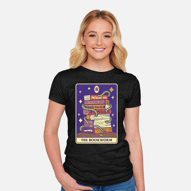 The Bookworm RPG-Womens-Fitted-Tee-tobefonseca