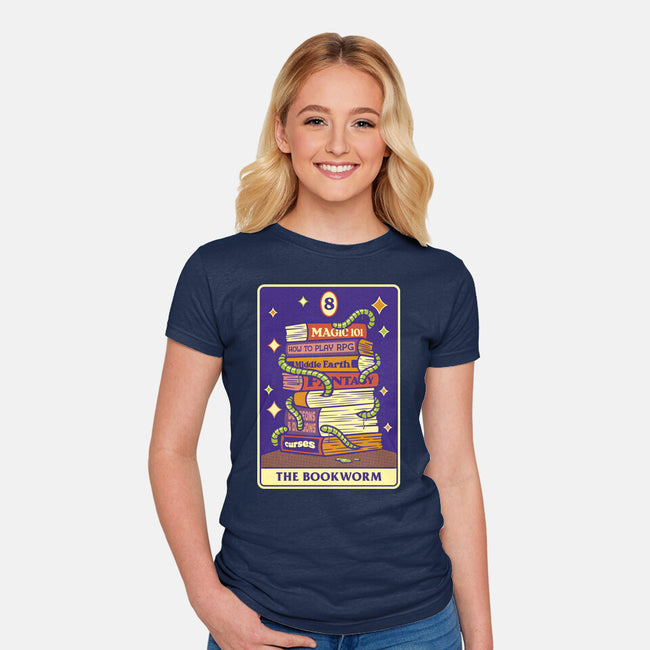 The Bookworm RPG-Womens-Fitted-Tee-tobefonseca