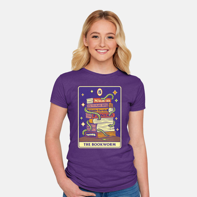 The Bookworm RPG-Womens-Fitted-Tee-tobefonseca