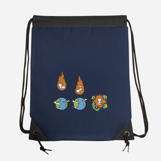 Cat Meteor-None-Drawstring-Bag-tobefonseca