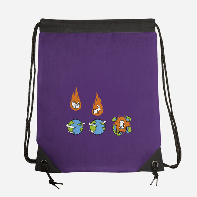 Cat Meteor-None-Drawstring-Bag-tobefonseca