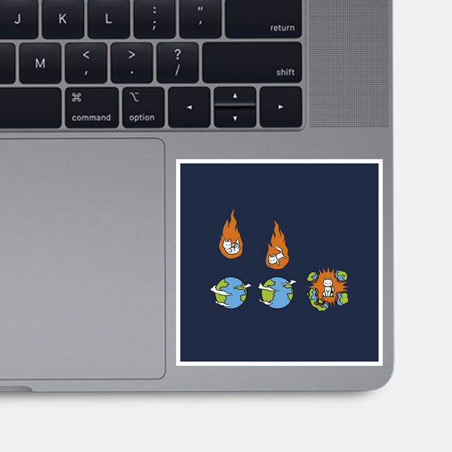 Cat Meteor-None-Glossy-Sticker-tobefonseca