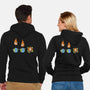 Cat Meteor-Unisex-Zip-Up-Sweatshirt-tobefonseca