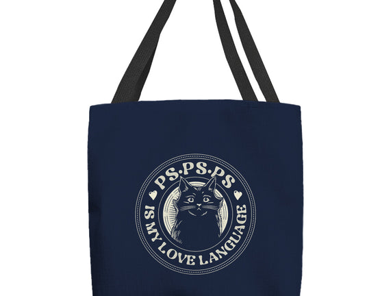 PSPSPS Is My Love Language Cat