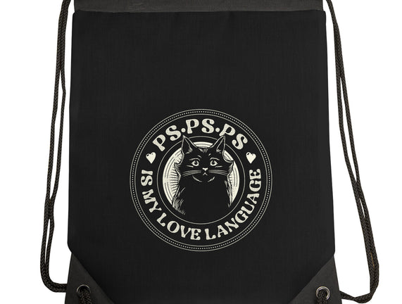 PSPSPS Is My Love Language Cat