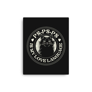 PSPSPS Is My Love Language Cat