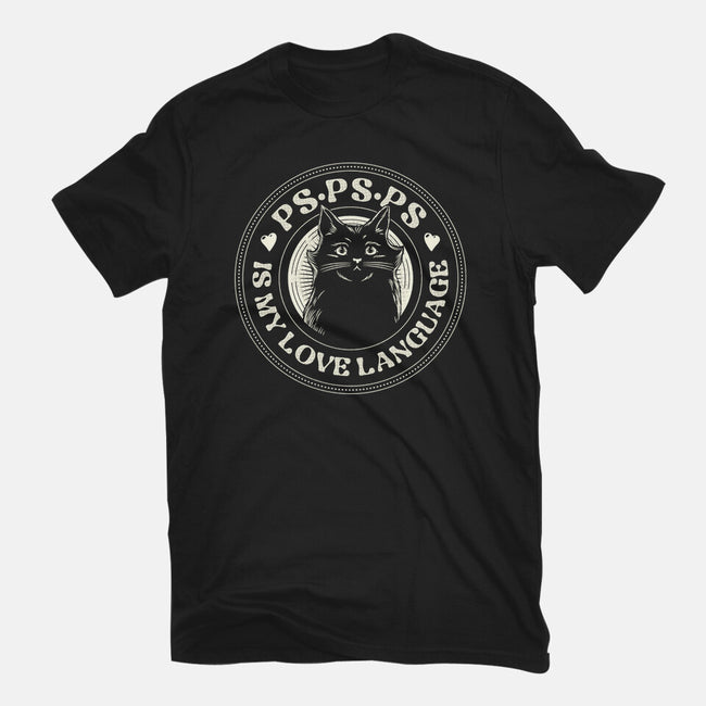 PSPSPS Is My Love Language Cat-Mens-Basic-Tee-tobefonseca