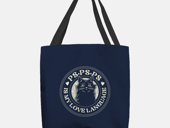 PSPSPS Is My Love Language Cat