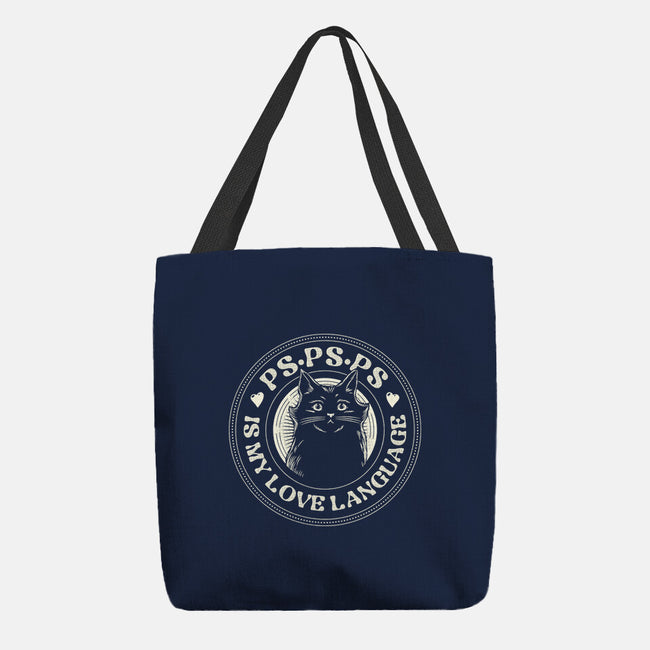 PSPSPS Is My Love Language Cat-None-Basic Tote-Bag-tobefonseca