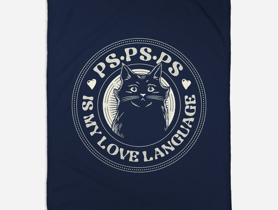 PSPSPS Is My Love Language Cat