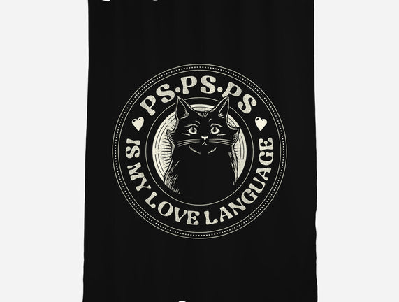 PSPSPS Is My Love Language Cat