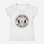 Life Isn't Perfect But My Dog Is-Womens-V-Neck-Tee-tobefonseca