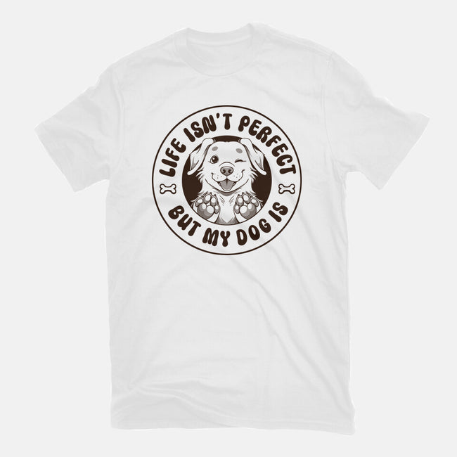 Life Isn't Perfect But My Dog Is-Mens-Heavyweight-Tee-tobefonseca