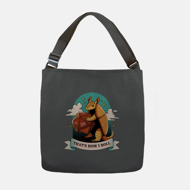 Armadillo That's How I Roll-None-Adjustable Tote-Bag-tobefonseca
