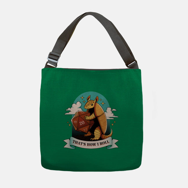 Armadillo That's How I Roll-None-Adjustable Tote-Bag-tobefonseca