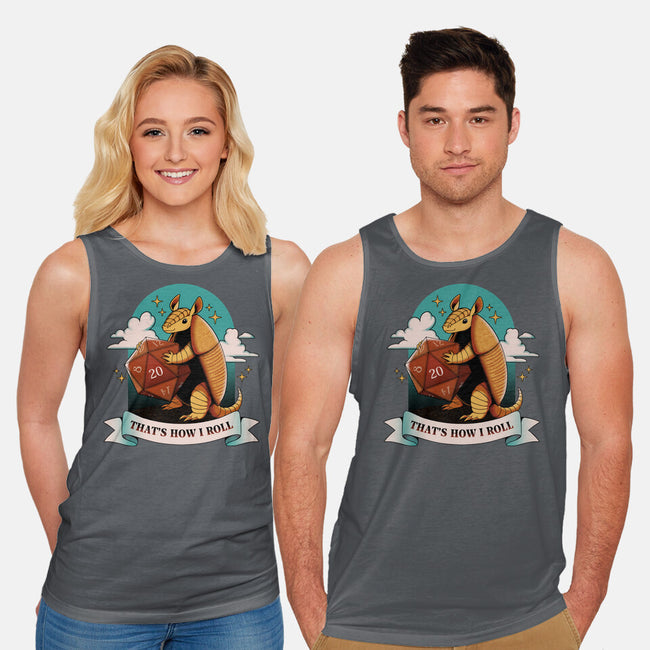 Armadillo That's How I Roll-Unisex-Basic-Tank-tobefonseca