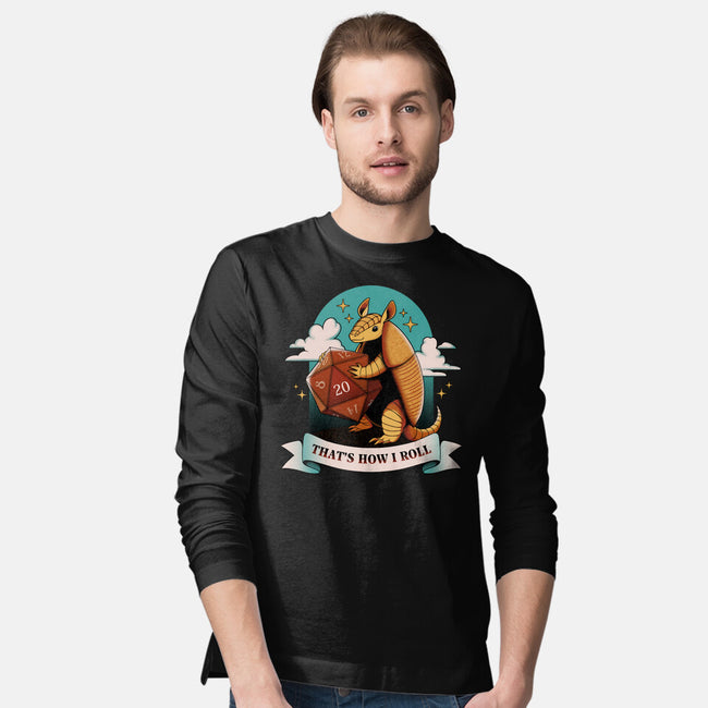 Armadillo That's How I Roll-Mens-Long Sleeved-Tee-tobefonseca
