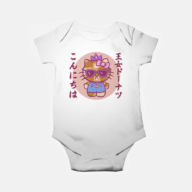 Hello Princess-Baby-Basic-Onesie-kg07